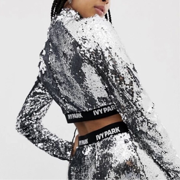 Sequin silver ivy park crop top - Picture 7 of 7